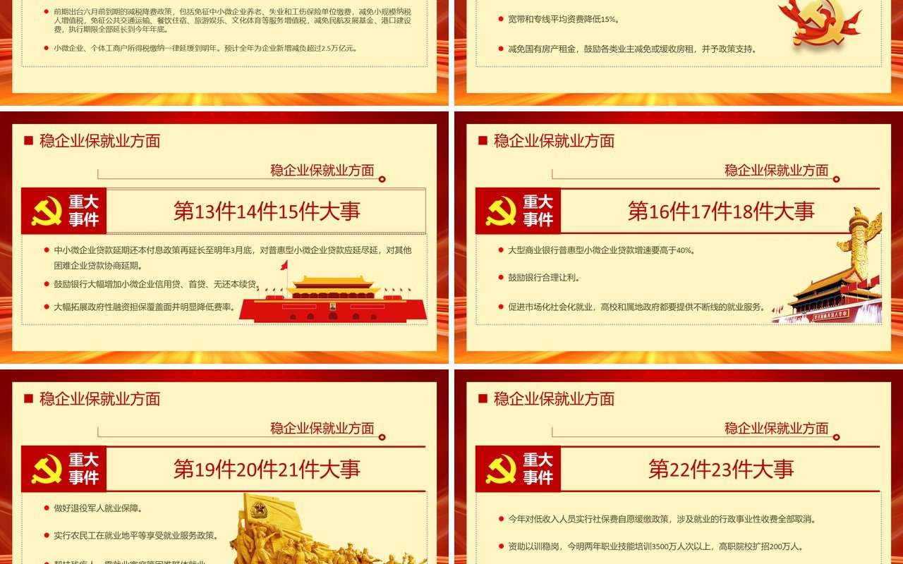 聚焦两会关注民生学习解读党政专题PPT模板