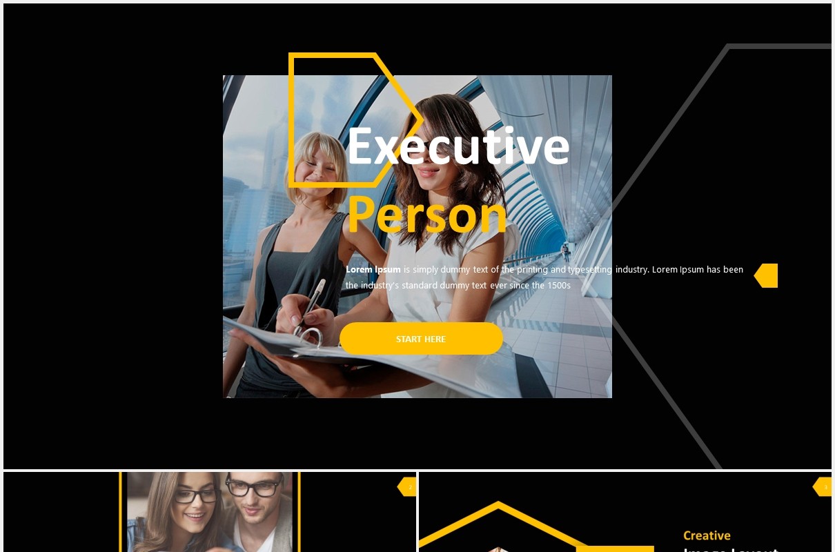 管理层领导项目报告总结汇报PPT图表素材模板executive person powerpoint template