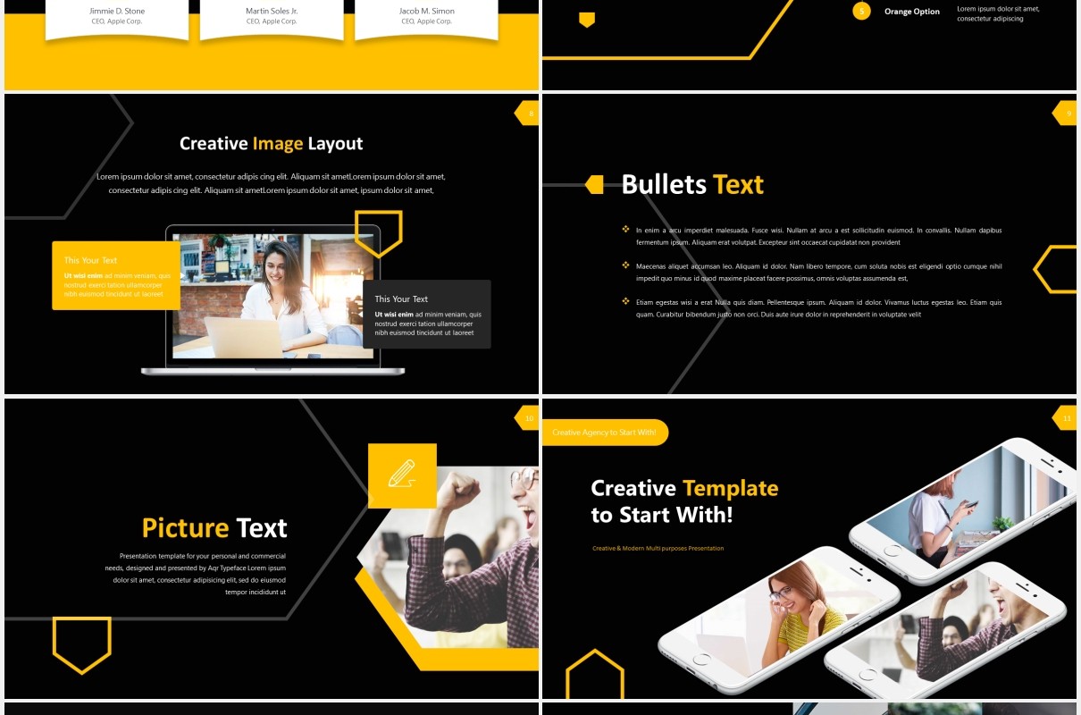 管理层领导项目报告总结汇报PPT图表素材模板executive person powerpoint template