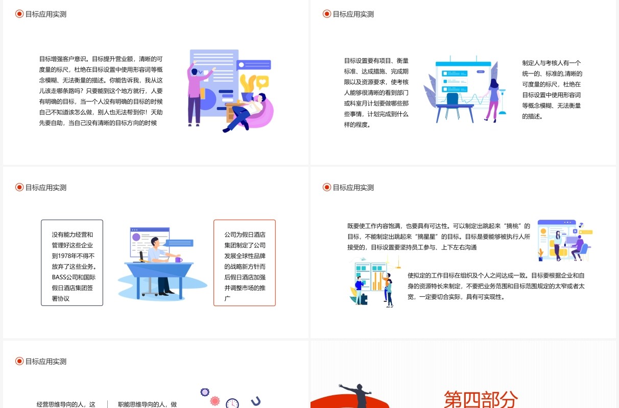目标同向精准管理成功原则动态PPT模板