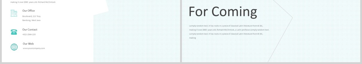 公司事件时间轴PPT模板版式设计Crius - Powerpoint Template
