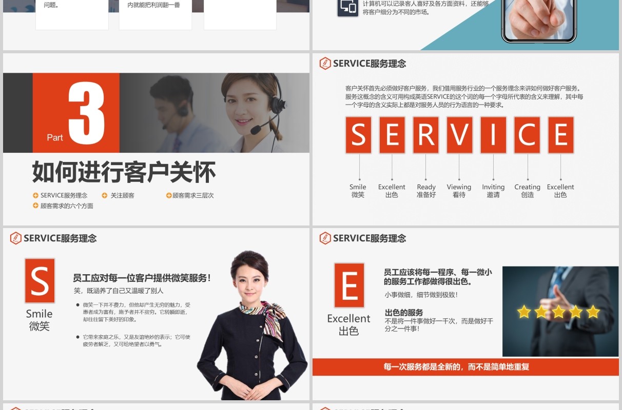 做好客户关怀关系改善客户服务企业管理培训PPT模板