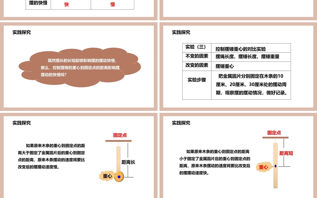教科版五年级科学下册做一个钟摆课件PPT模板