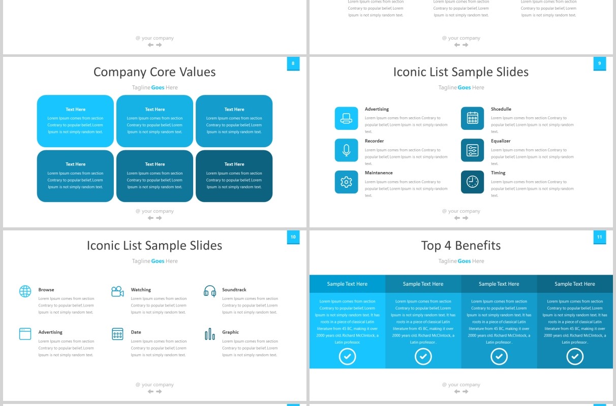 蓝色简洁公司团队介绍个人简介PPT模板maxpro powerpoint template