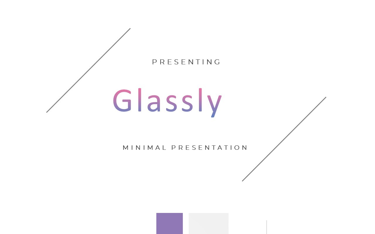 Glassly ppt Image Not Include