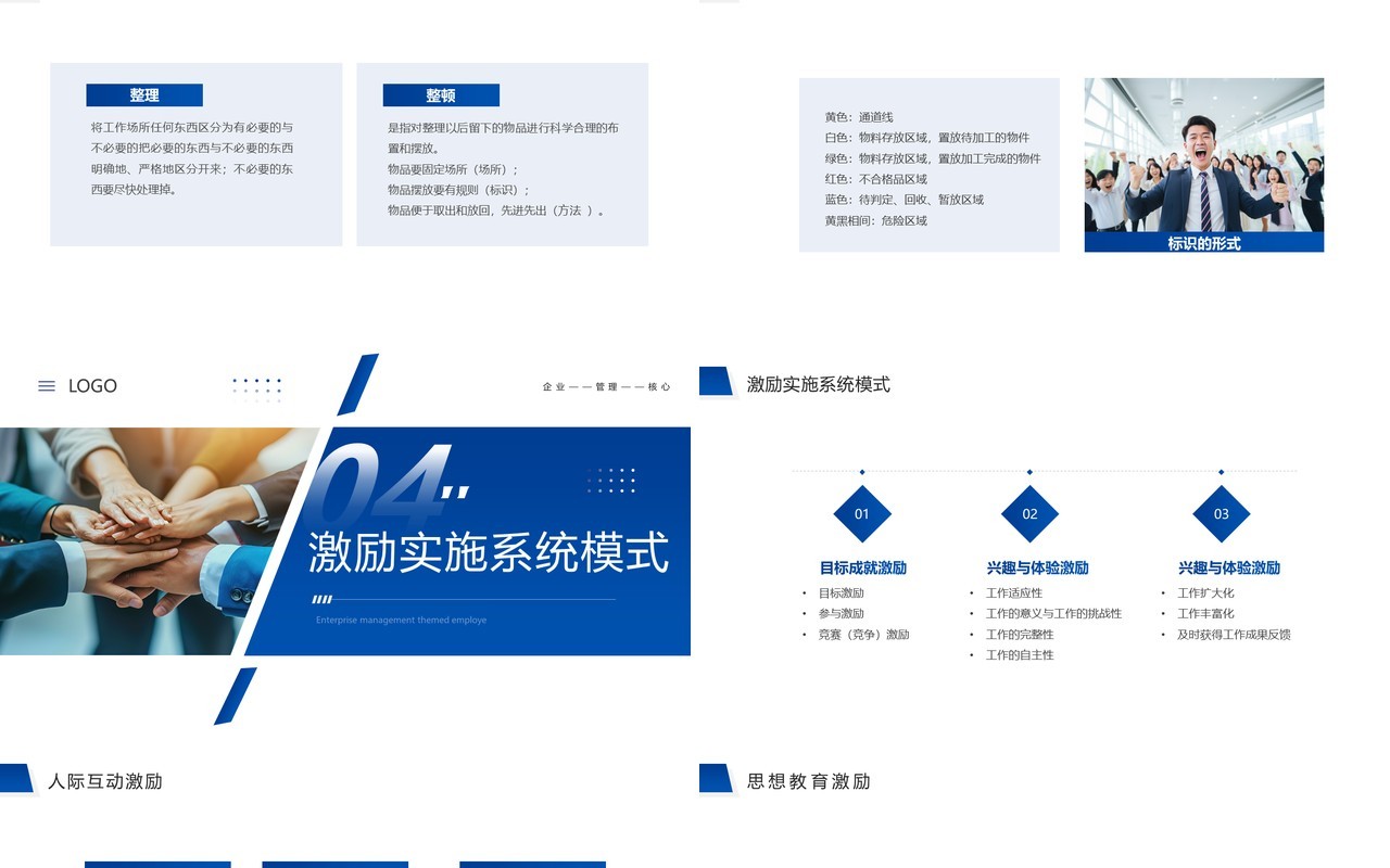 蓝色商务风如何经营管理企业培训PPT模板