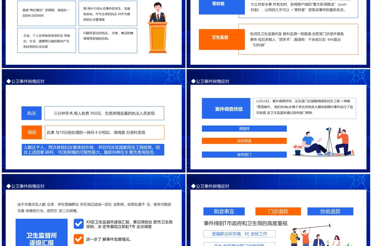 浅谈突发公共卫生事件舆情应对动态PPT模板