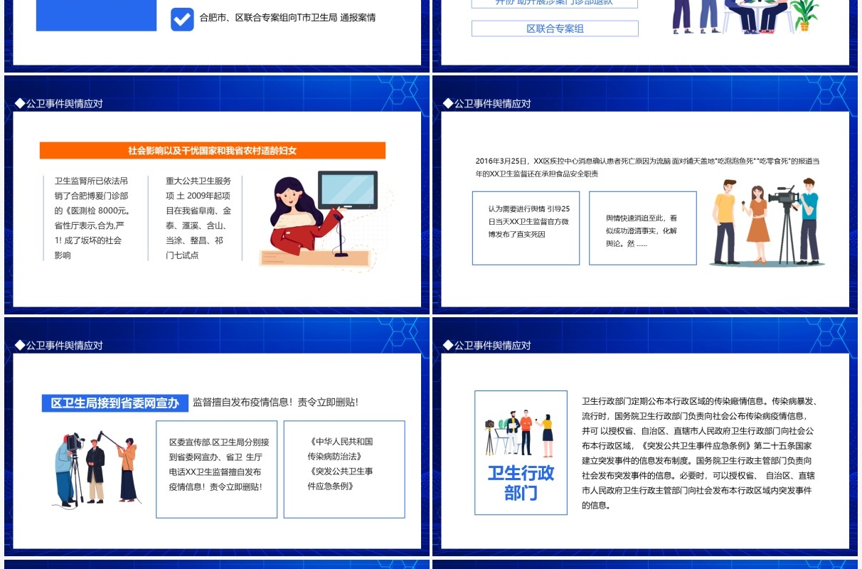 浅谈突发公共卫生事件舆情应对动态PPT模板