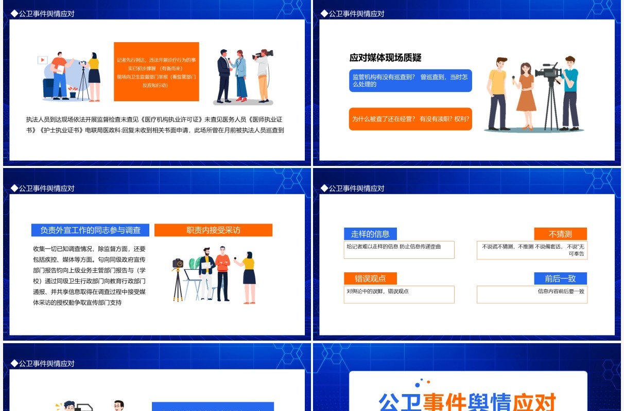 浅谈突发公共卫生事件舆情应对动态PPT模板
