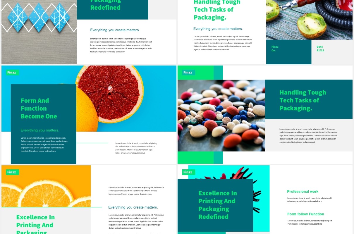 创意机构工作宣传报告PPT模板frizz creative agency powerpoint template