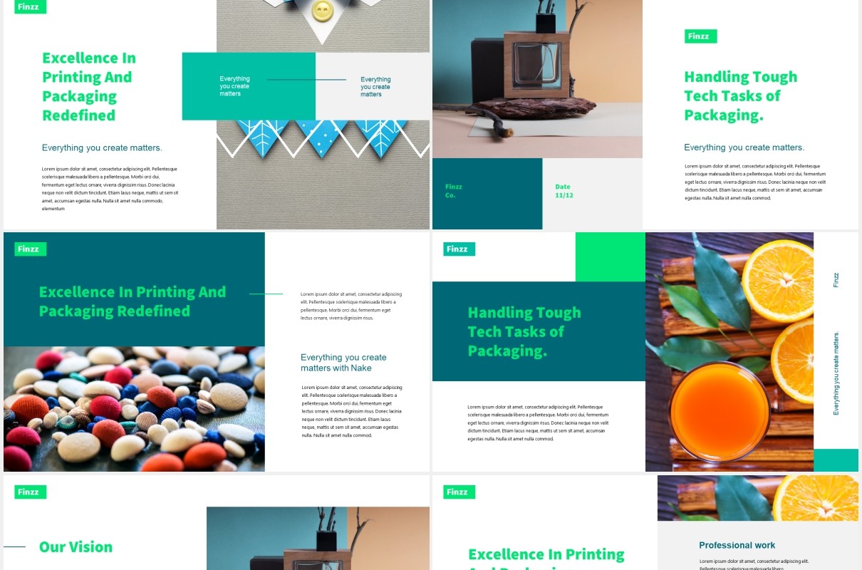 创意机构工作宣传报告PPT模板frizz creative agency powerpoint template