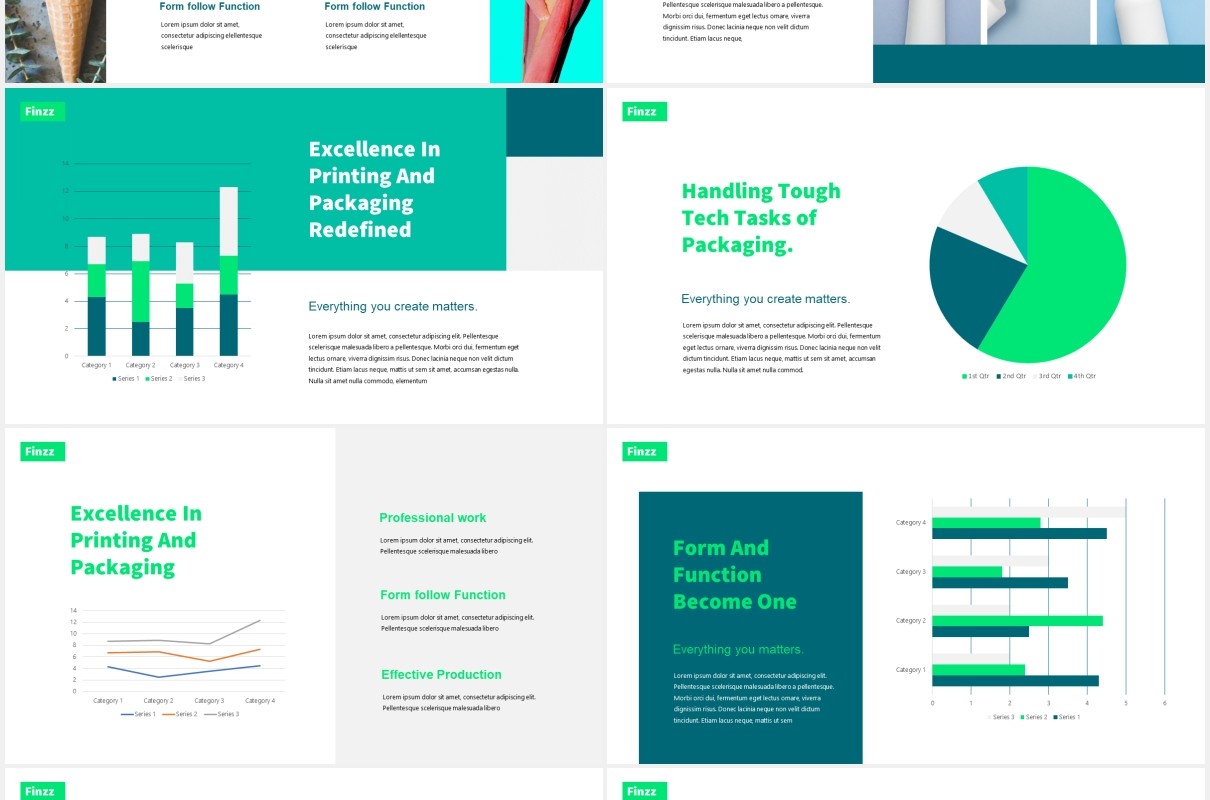 创意机构工作宣传报告PPT模板frizz creative agency powerpoint template