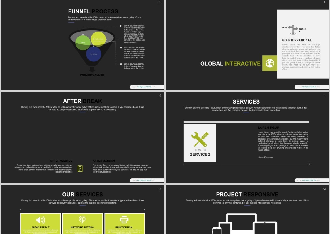 数据分析工作汇报PPT信息可视化模板PINK HARVEST Powerpoint