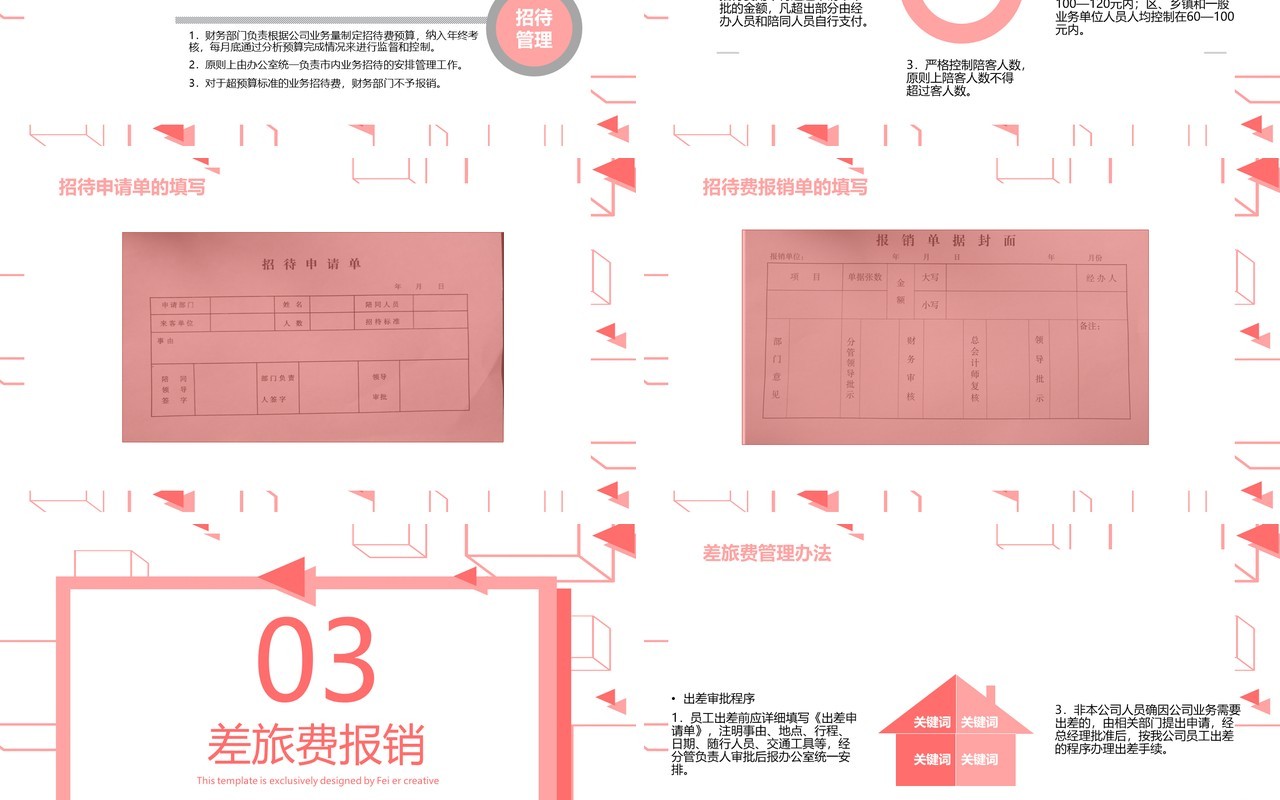 简约财务报销流程培训PPT模板