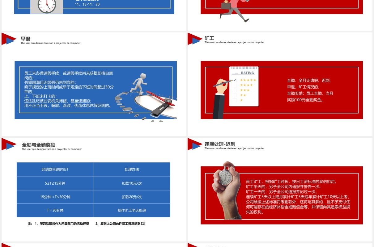 商务大气公司管理企业单位新员工入职培训手册ppt模板
