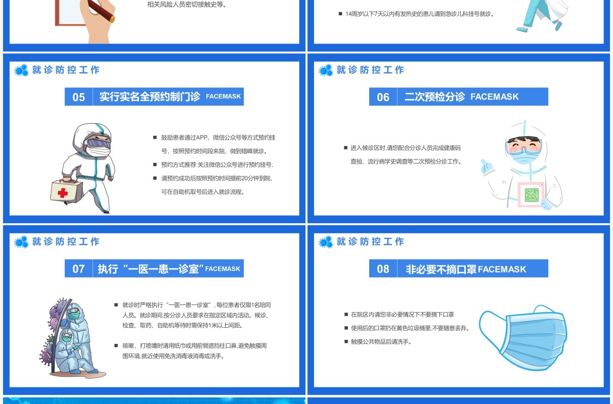 医院新冠疫情防控工作方案PPT模板