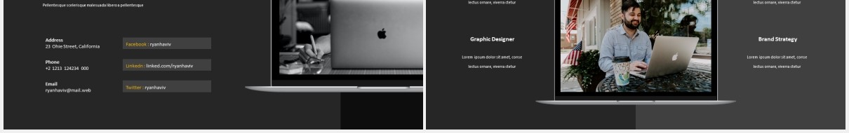 雇佣招聘公司宣传PPT模板hire portfolio powerpoint template