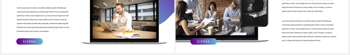 高端现代商务广告策划公司宣传介绍PPT模板Sierra - Modern Powerpoint Template