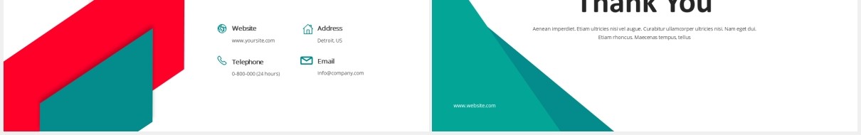 企业年度报告PPT图片排版素材Annual Report Powerpoint Template