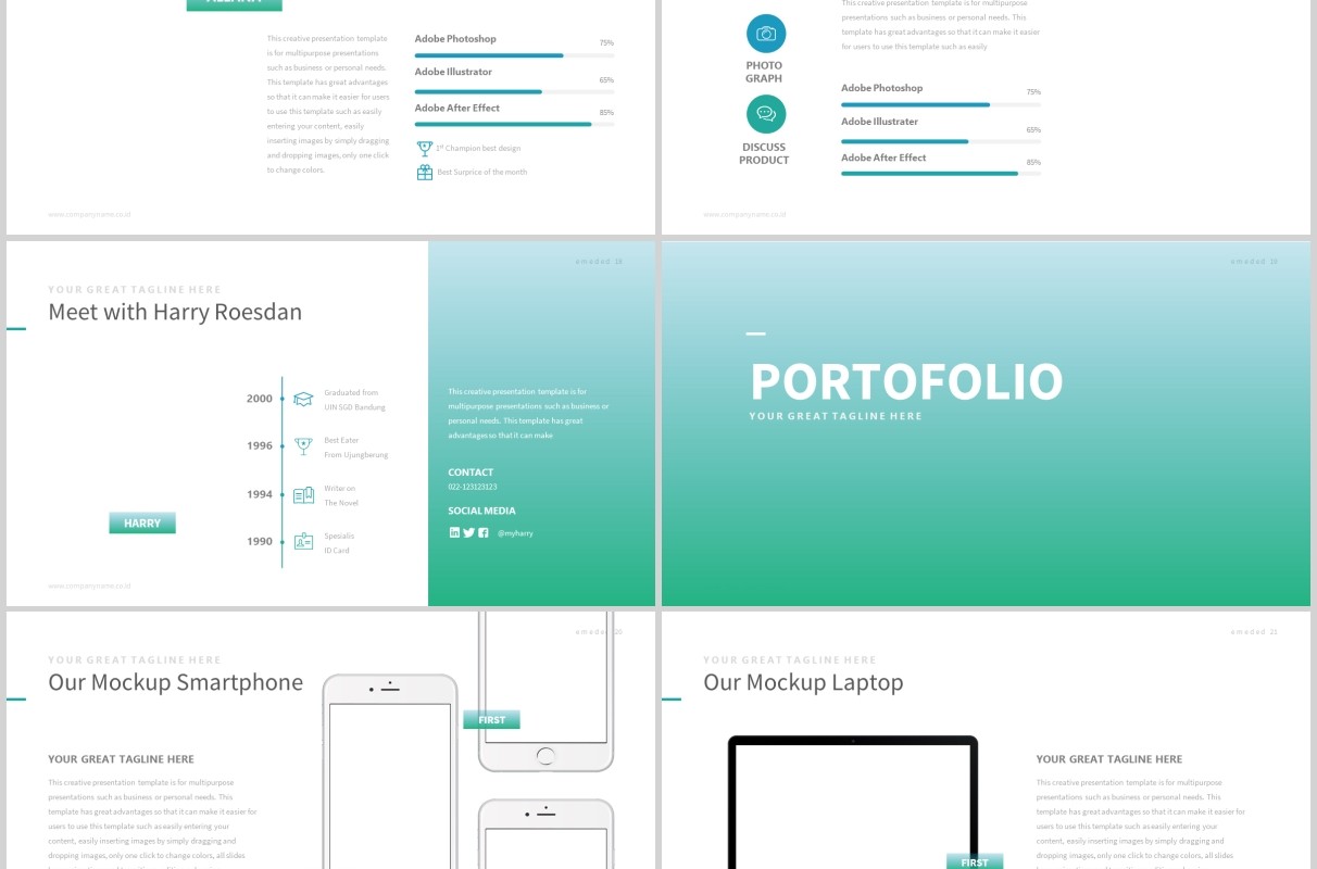 企业简介产品项目计划PPT模板版式设计Emeded Powerpoint Template