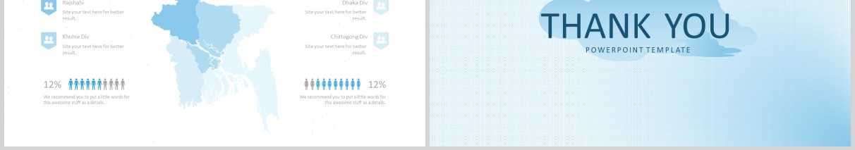 云朵图形公司介绍工作PPT版式展示设计Kinton Powerpoint Template