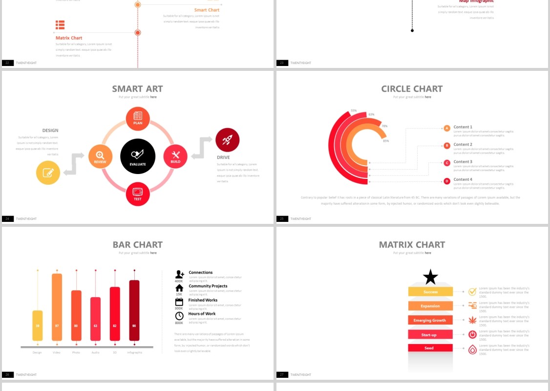 个性商务工作汇报公司简介PPT模板信息图表可插图Twenty 8 - Powerpoint Template