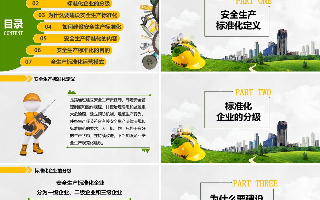 绿色安全生产ppt安全培训
