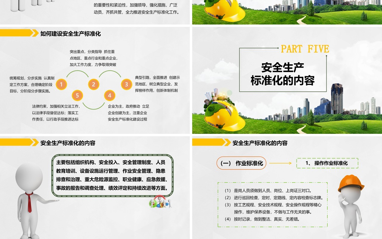 绿色安全生产ppt安全培训