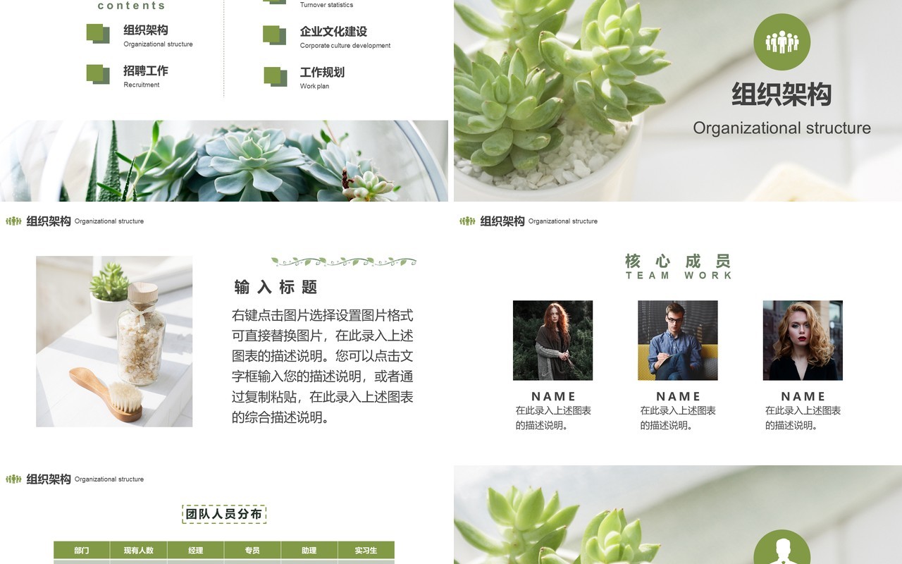 人力资源工作计划总结汇报PPT模板9