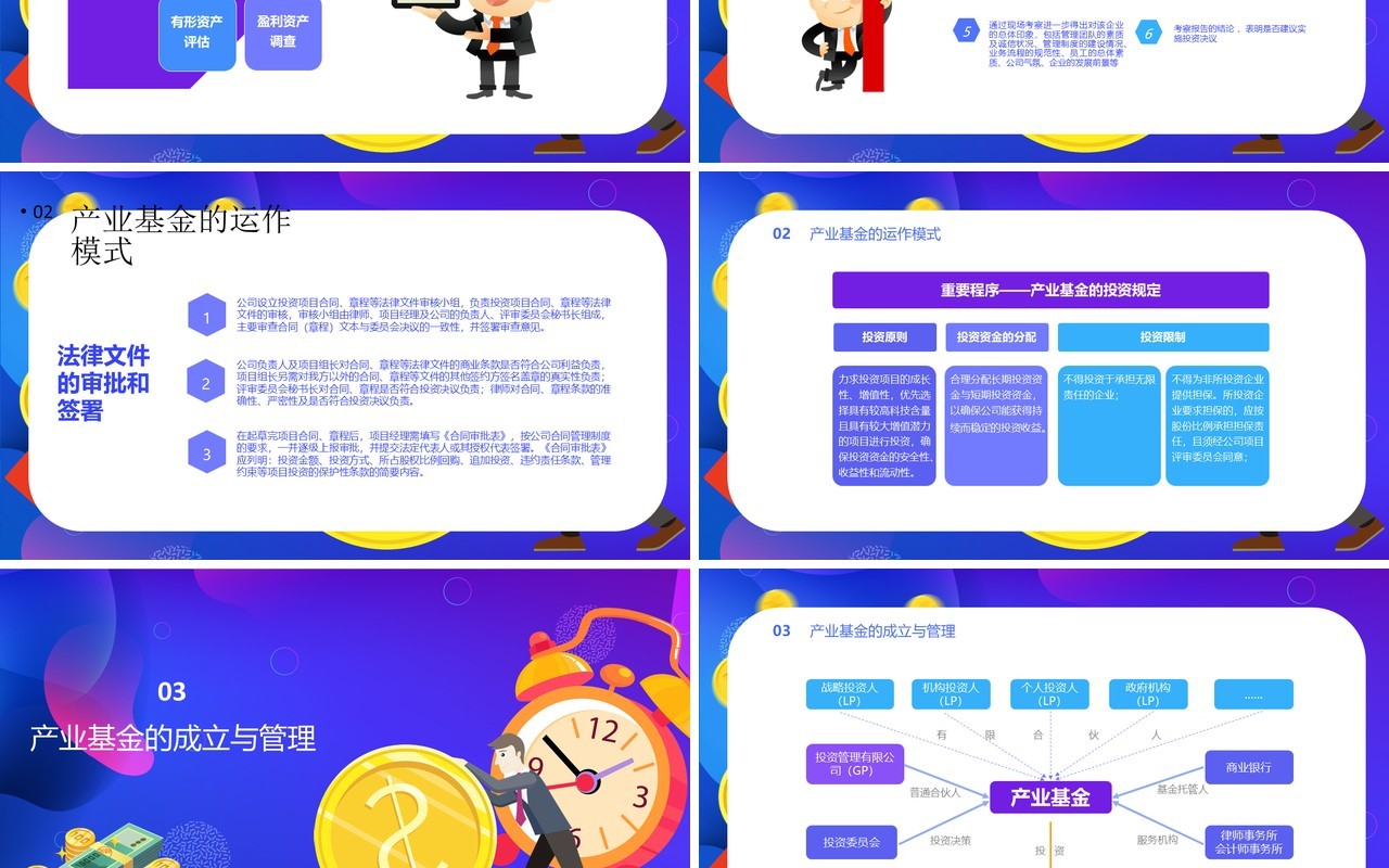 创意产业基金助力企业发展PPT模板
