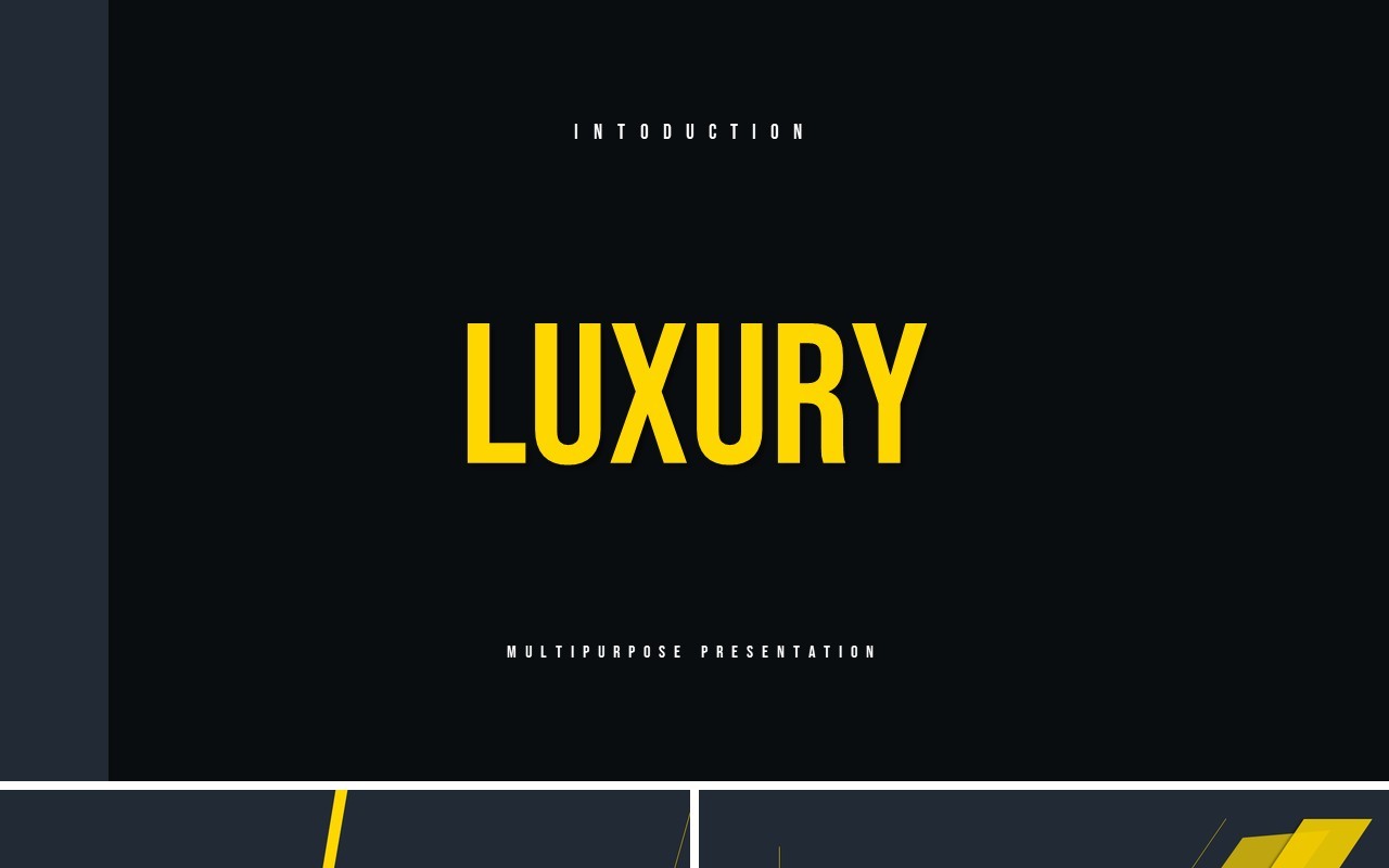 Luxury Presentation (image not include)