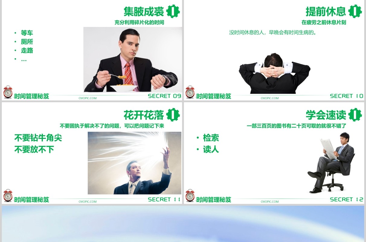 时间管理培训技能PPT课件模板
