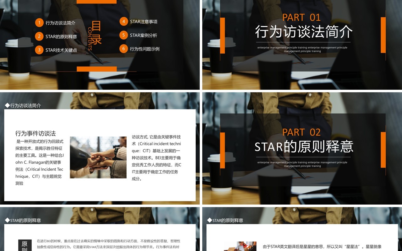企业SATR原则动态PPT模板