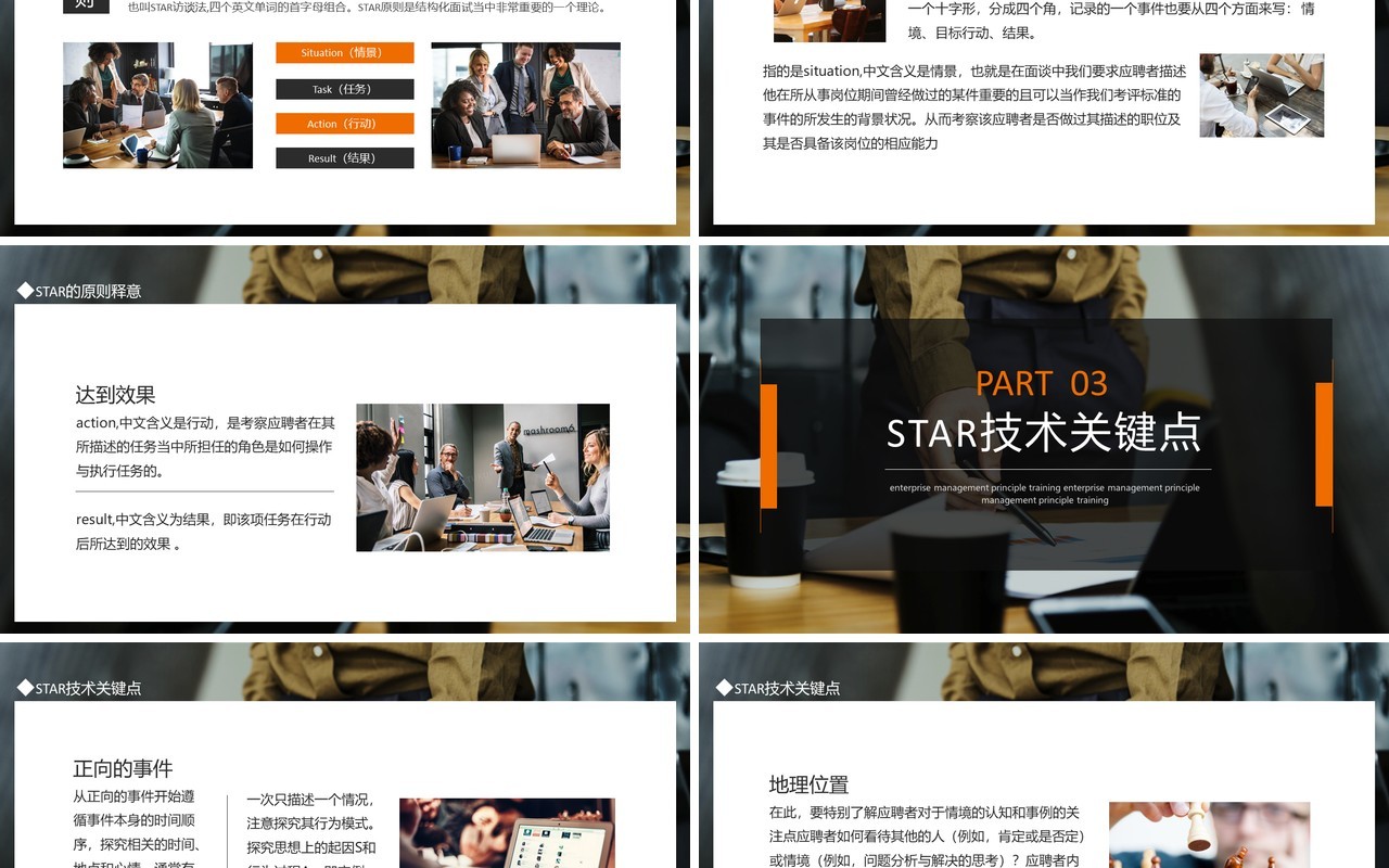 企业SATR原则动态PPT模板