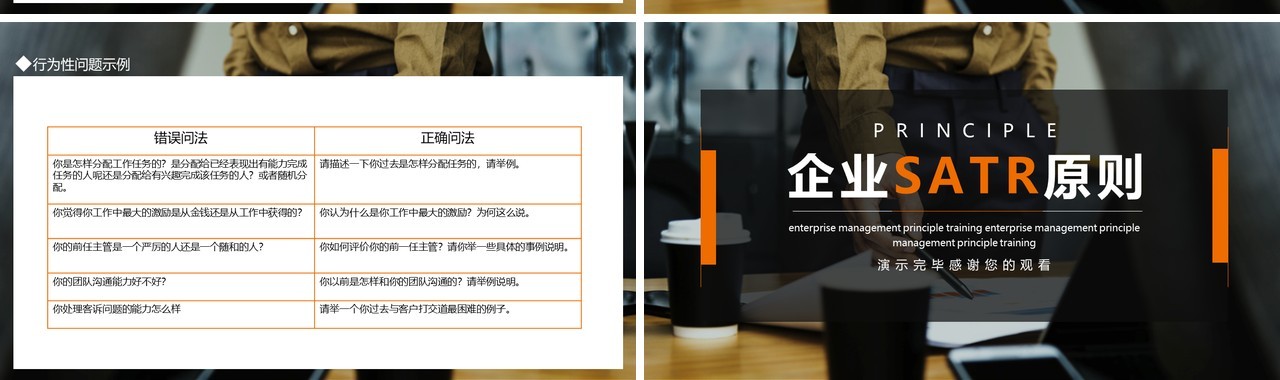 企业SATR原则动态PPT模板