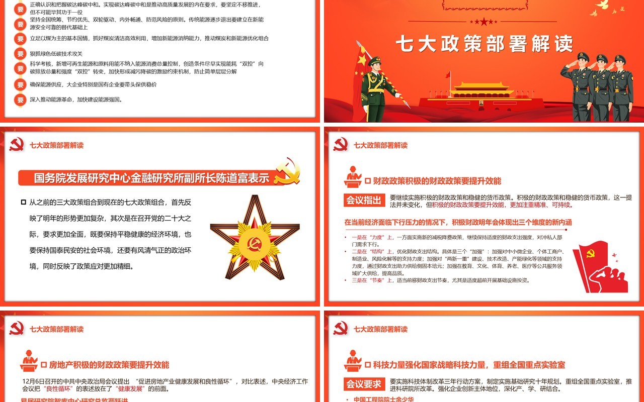学习2022年中央经济工作会议精神PPT模板