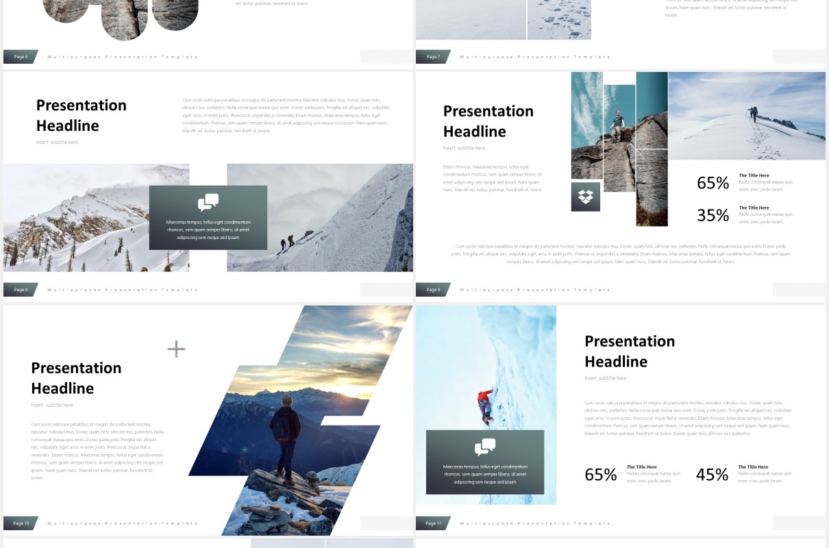 户外旅游展示宣传PPT模板powerpoint template