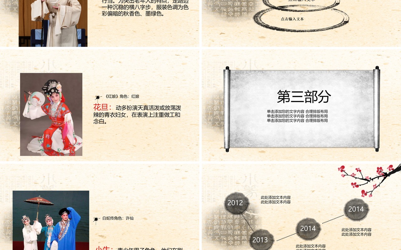 中国戏剧艺术文化京剧戏曲PPT模板