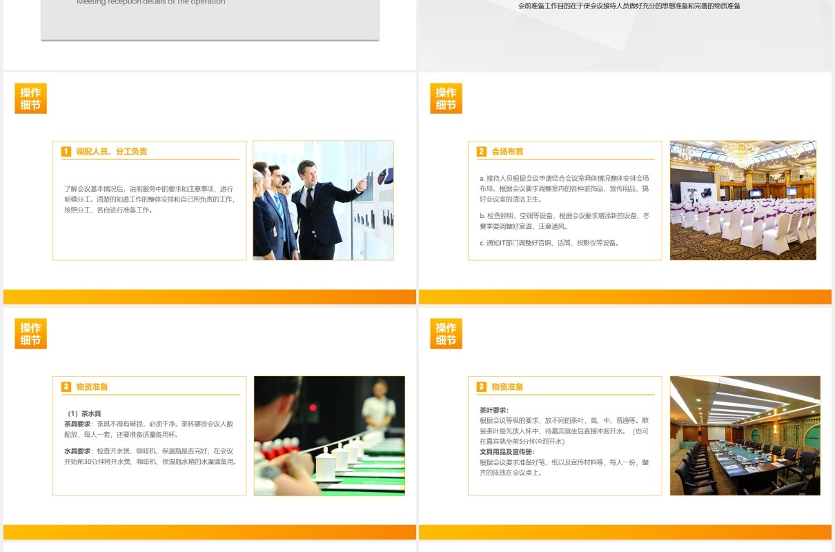 高端会议接待礼仪服务培训课件PPT模板