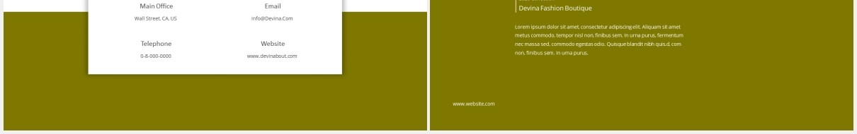 品牌专卖店宣传PPT图片排版设计模板Boutique Powepoint Template