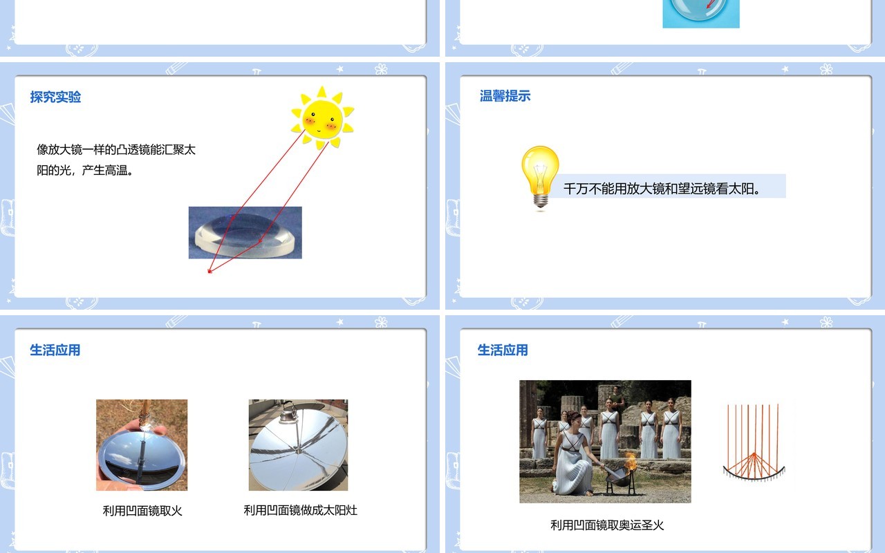 部编版五年级科学上册光与热PPT模板