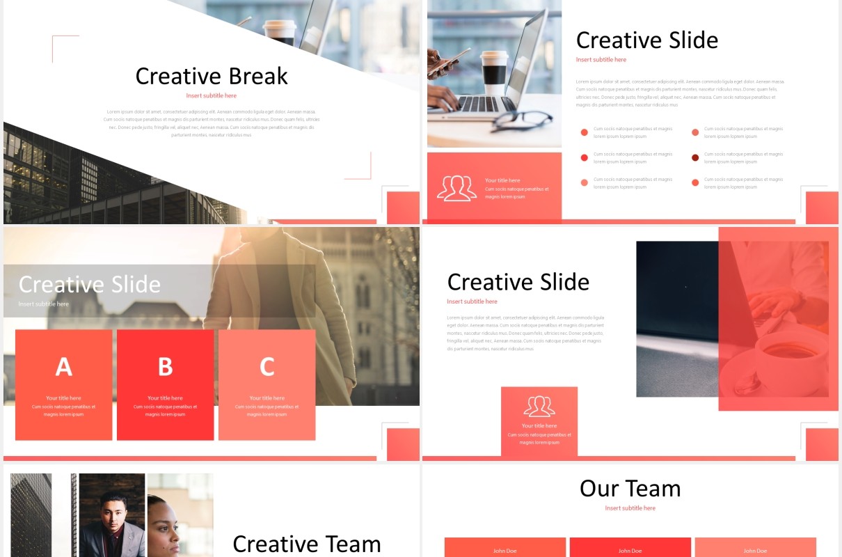 红色个人工作述职报告竞聘简历PPT模板cerano powerpoint template