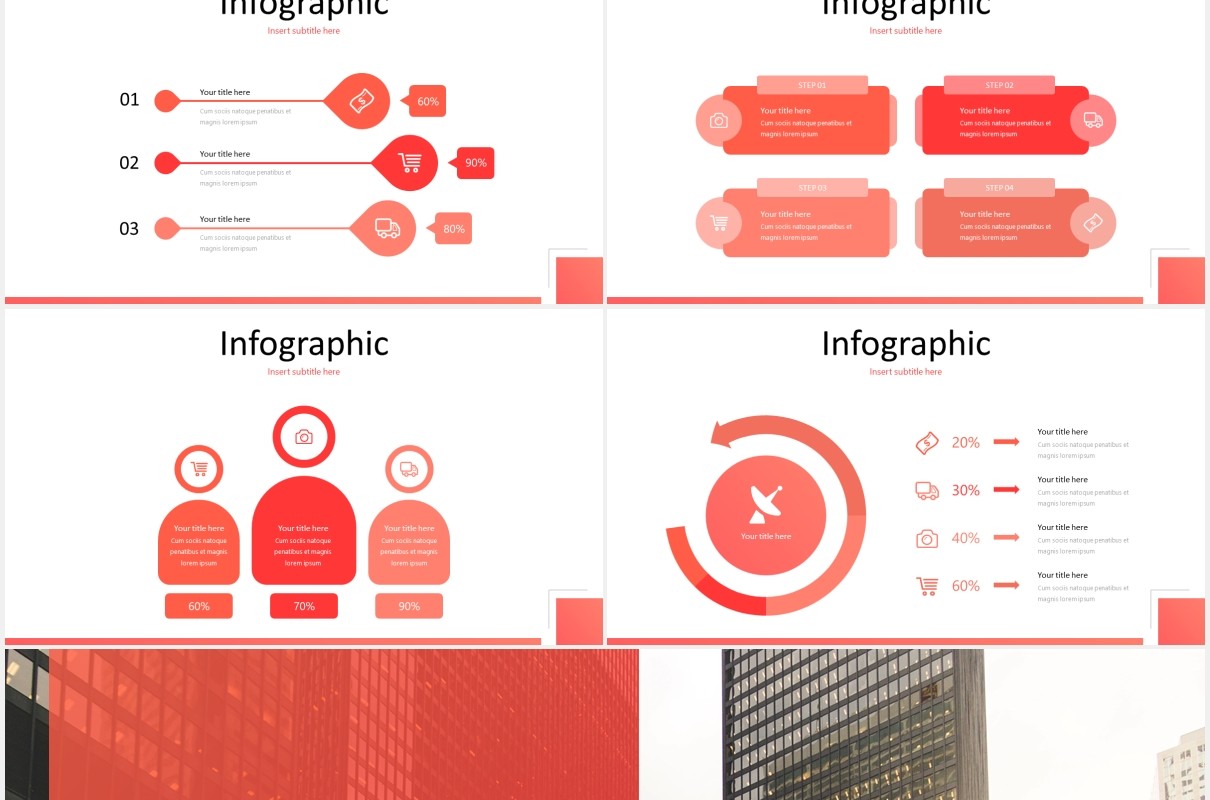 红色个人工作述职报告竞聘简历PPT模板cerano powerpoint template
