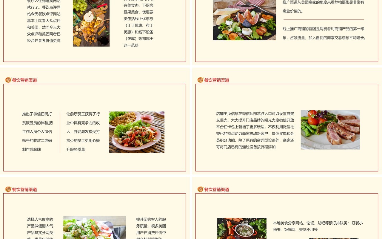 餐饮连锁营销策略动态PPT模板