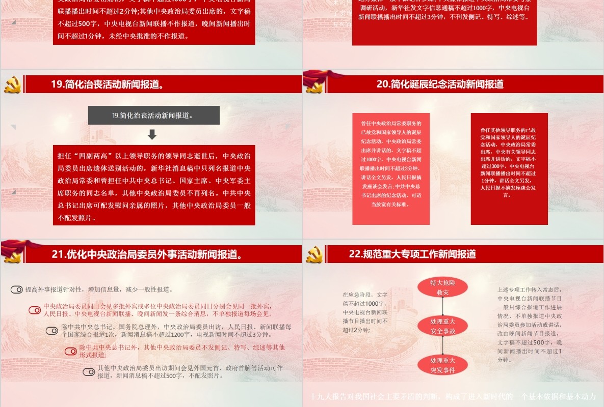 中共中央政治局贯彻落实中央八项规定的实施细则党课PPT模板