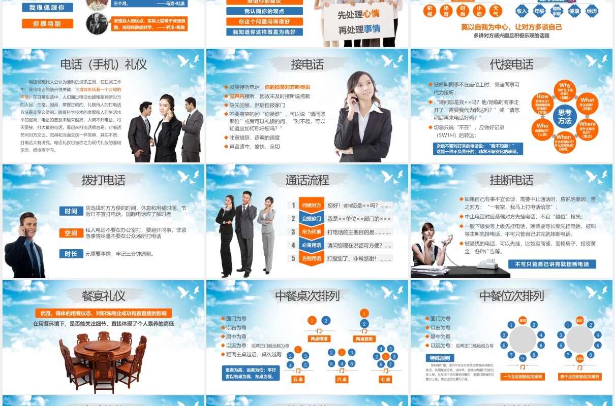礼仪的力量商务礼仪形象培训课件PPT模板
