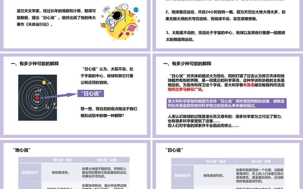 教科版五年级科学下册人类认识地球及其运动的历史课件PPT模板