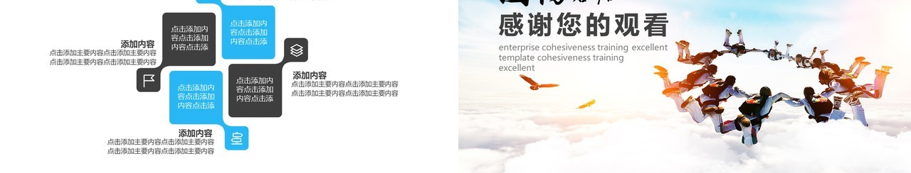 企业文化团队凝聚力员工培训PPT模板8