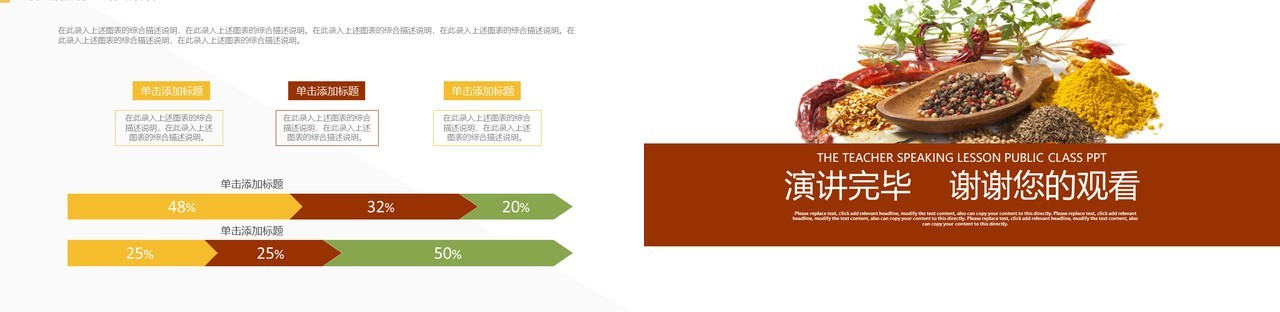 简约食品安全教育PPT模板课件
