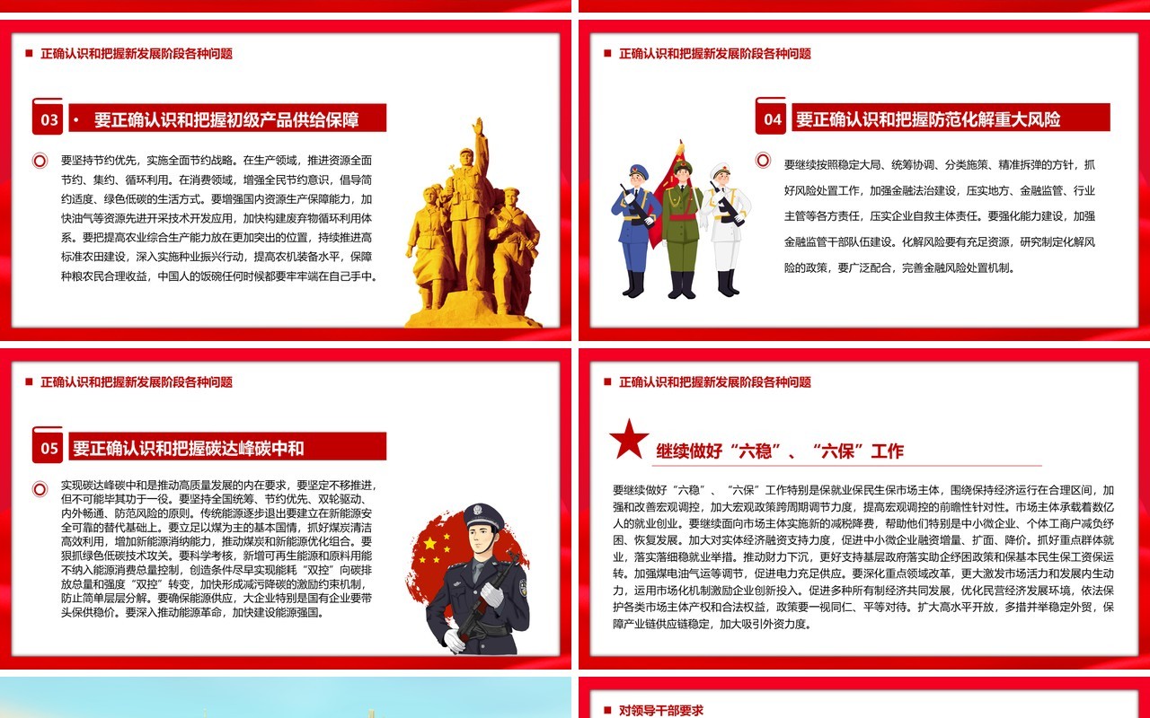 2021中央经济工作会议学习解读PPT模板
